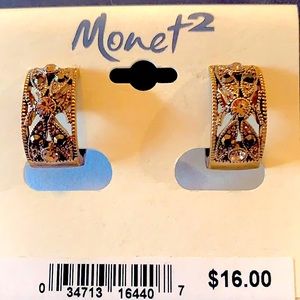 Monet 2 women’s magnet back earrings.